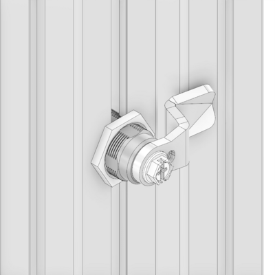 50-114-0 MODULAR SOLUTIONS HANDLE PART CAM LATCH (-14 OFFSET)
